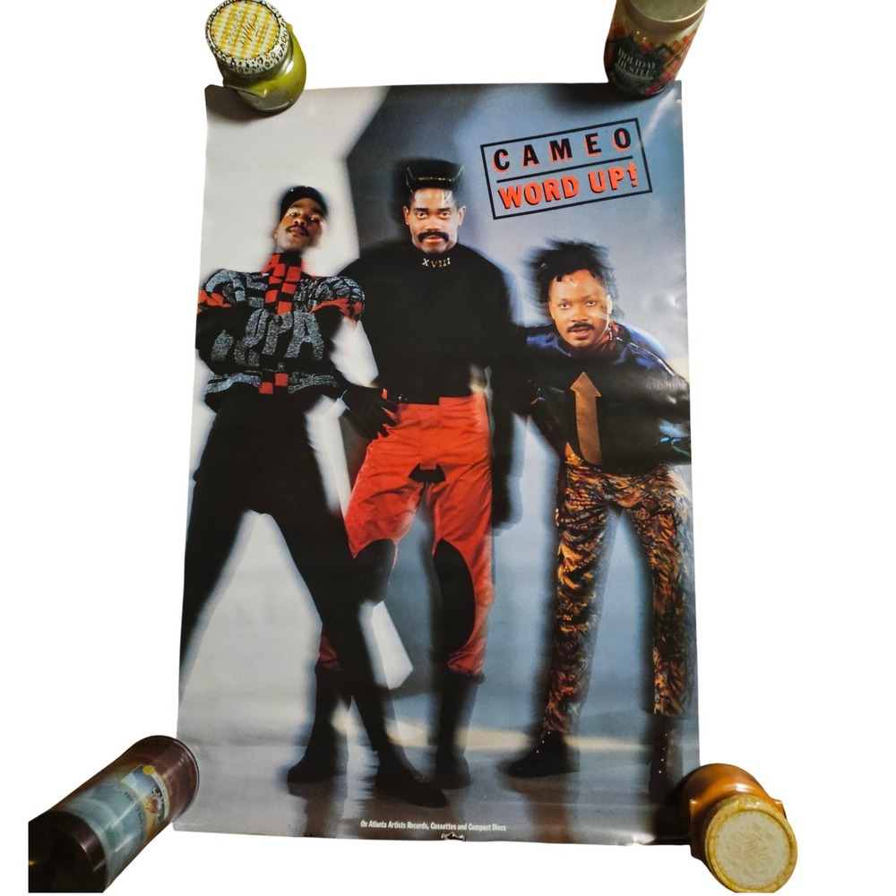 Cameo Word Up! 24x36 Album Promo Poster Vintage 1986 PolyGram Records Hip Hop